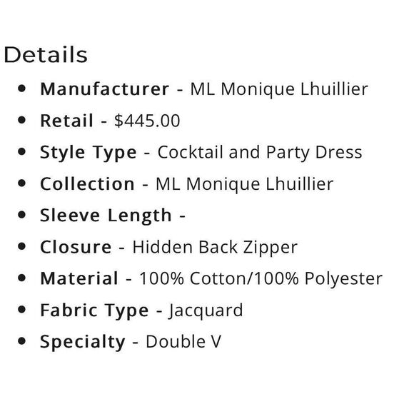 ML Monique Lhuillier  White Cocktail Party Dress with Puff Cap Sleeves - Picture 14 of 14